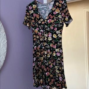 ASOS floral knee-length dress